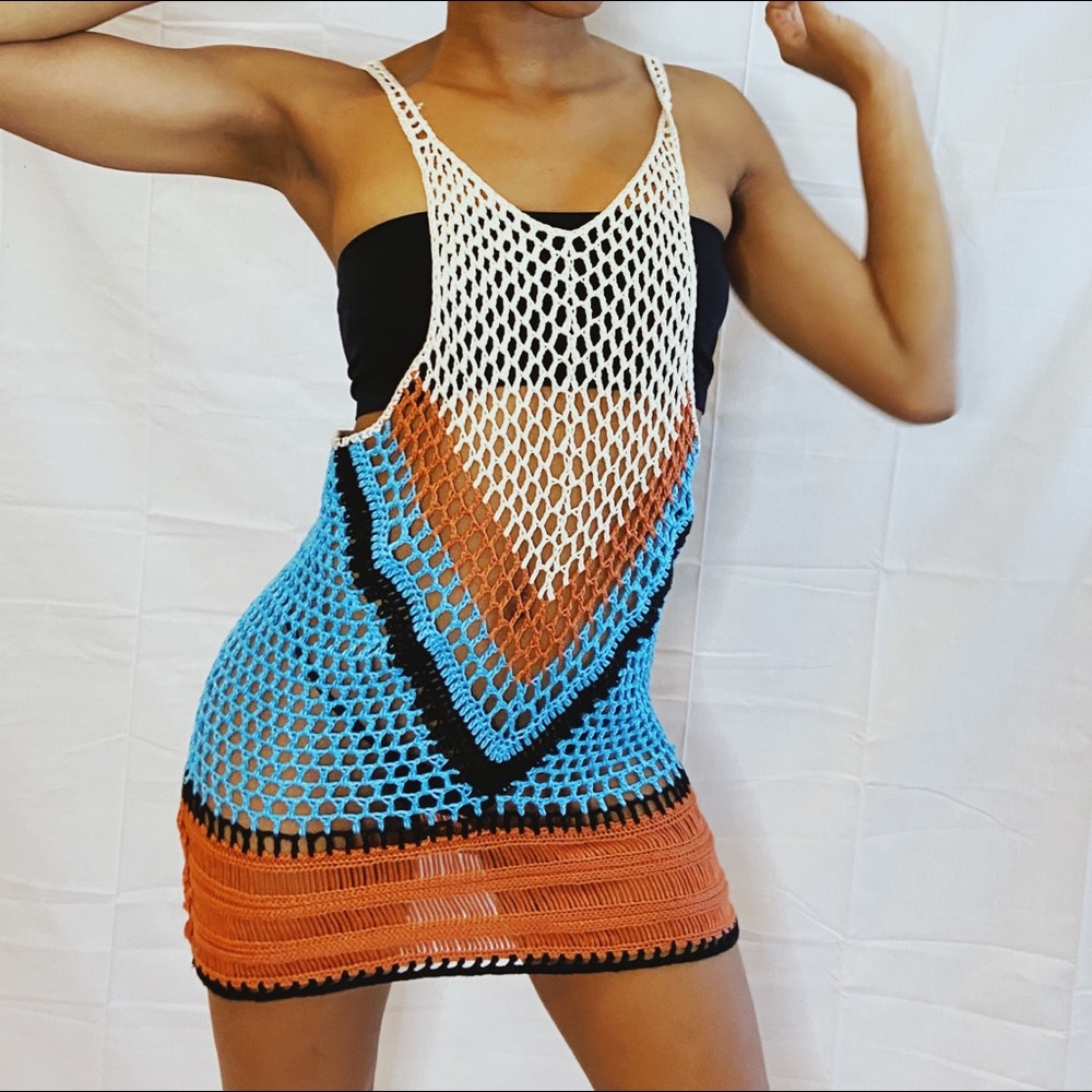 Crochet Coverup Dress 🧶